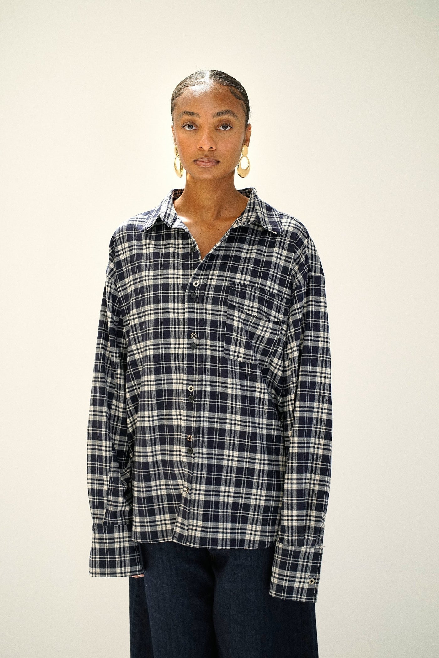 OVERSIZED PLAID SHIRT