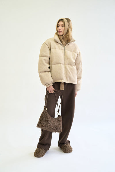 JERSEY DOWN PUFFER JACKET