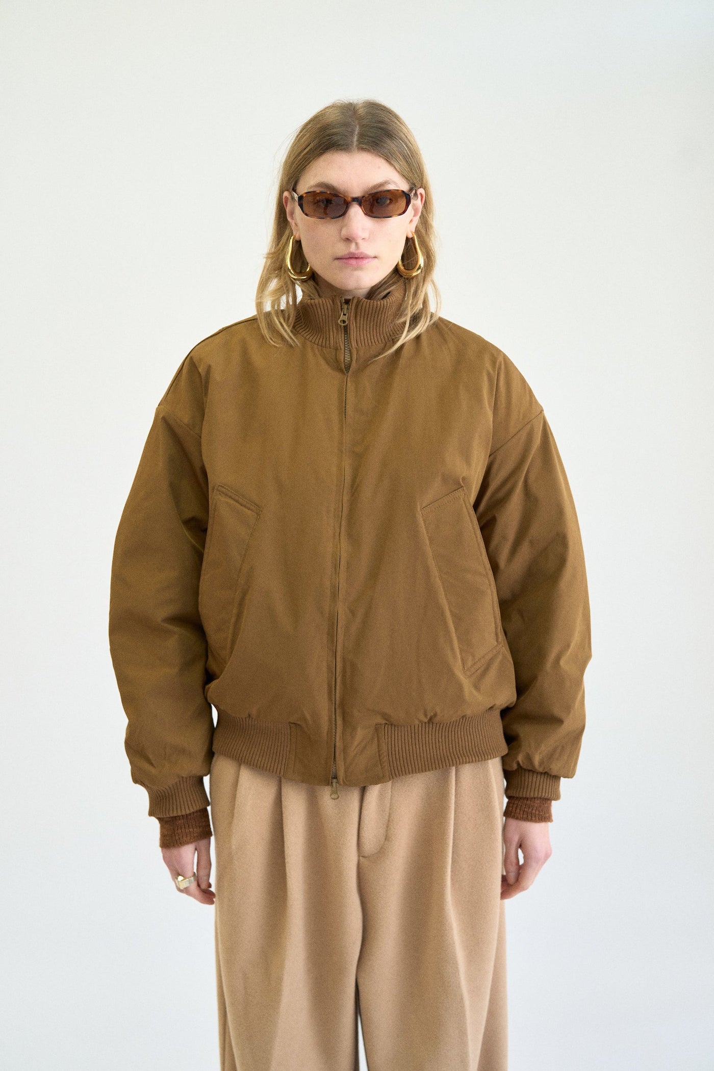 PUFFY BOMBER JACKET