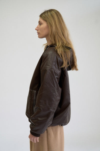 BOXER JACKET FAUX LEATHER