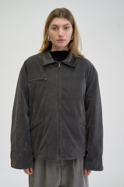 BRUSHED WESTERN JACKET, METAL