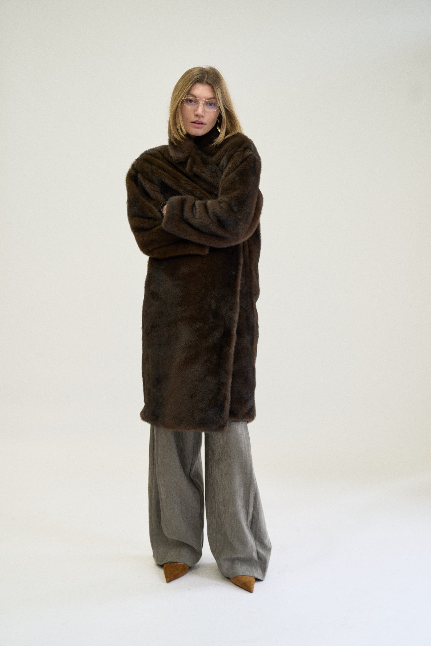 FAUX FUR COAT