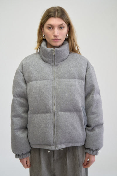 JERSEY DOWN PUFFER JACKET