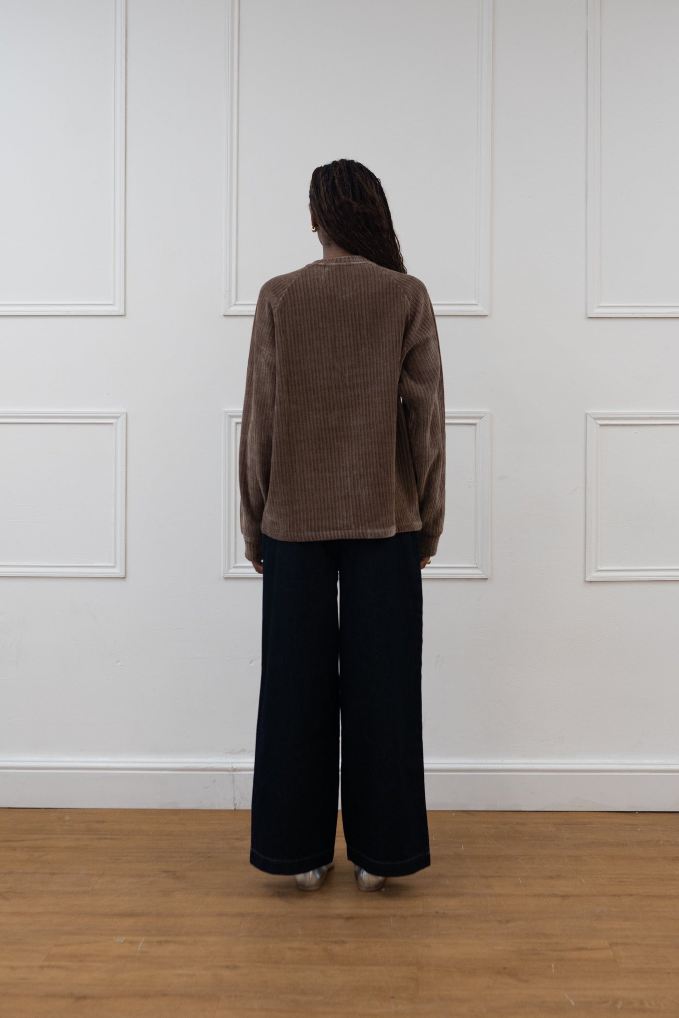 LONGLINE RIBBED CARDIGAN