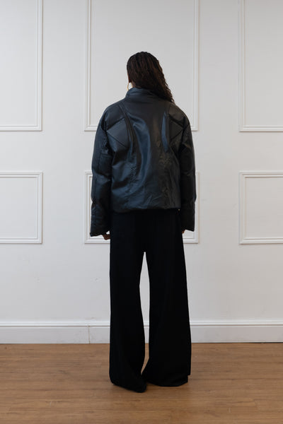 FAUX LEATHER MOTOR JACKET