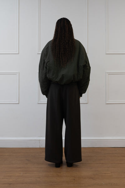 PUFFY BOMBER JACKET, SAGE