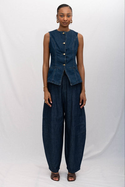 DEL MARE DENIM VEST