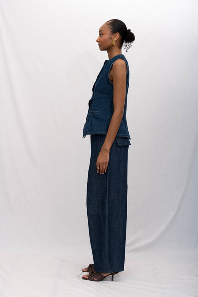 DEL MARE DENIM VEST