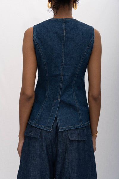 DEL MARE DENIM VEST