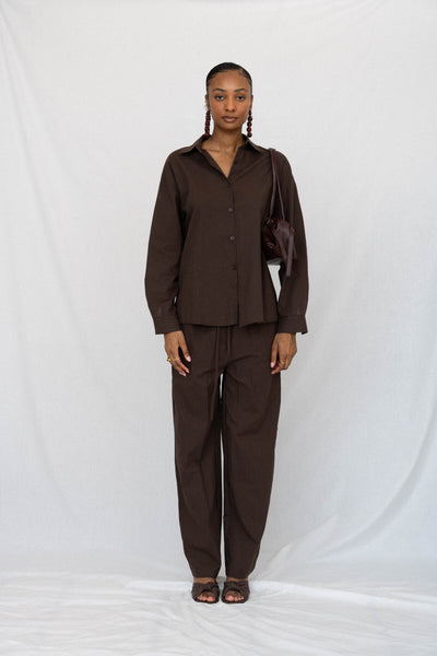 COCOA BUTTONED SET