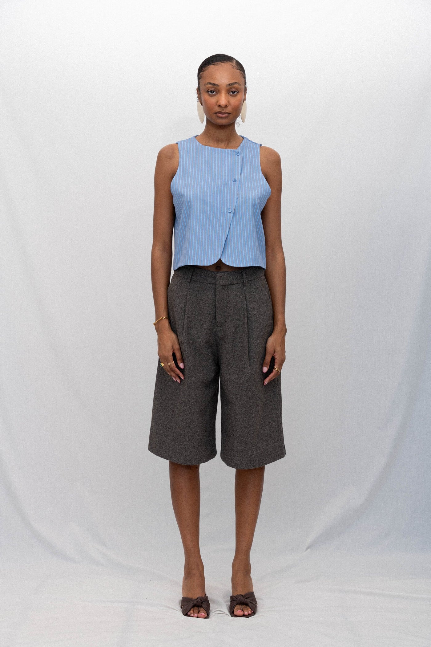 CELESTE STRIPED VEST