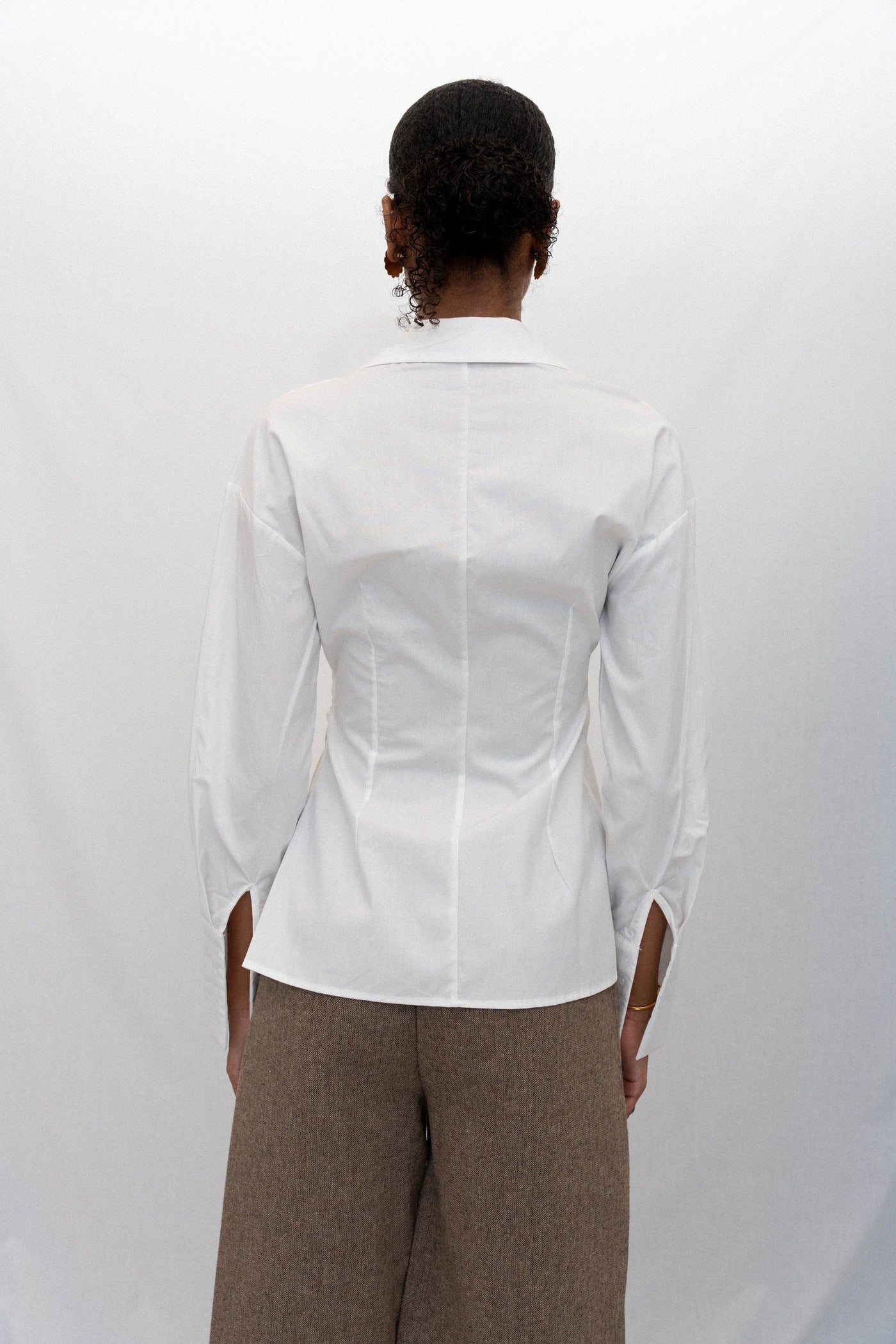 NETSUKE DRAPE SHIRT