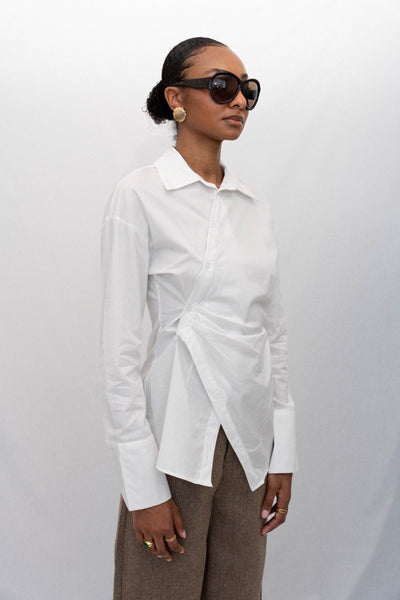 NETSUKE DRAPE SHIRT