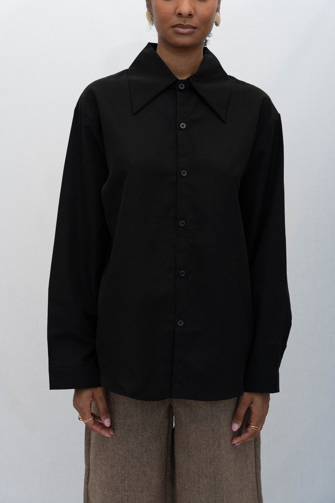 NOTTE EXTENDED COLLAR SHIRT