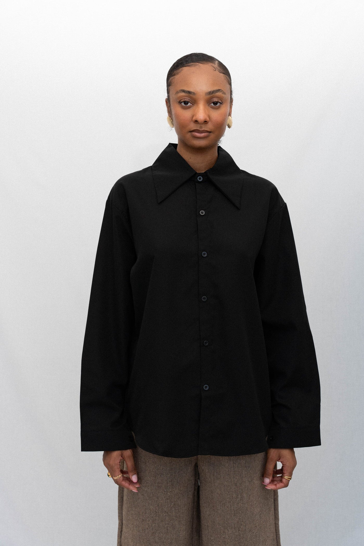 NOTTE EXTENDED COLLAR SHIRT