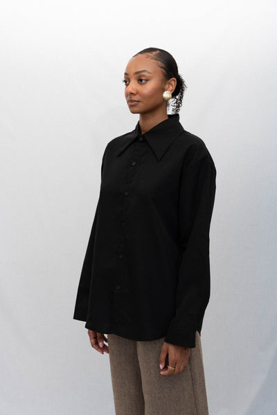 NOTTE EXTENDED COLLAR SHIRT