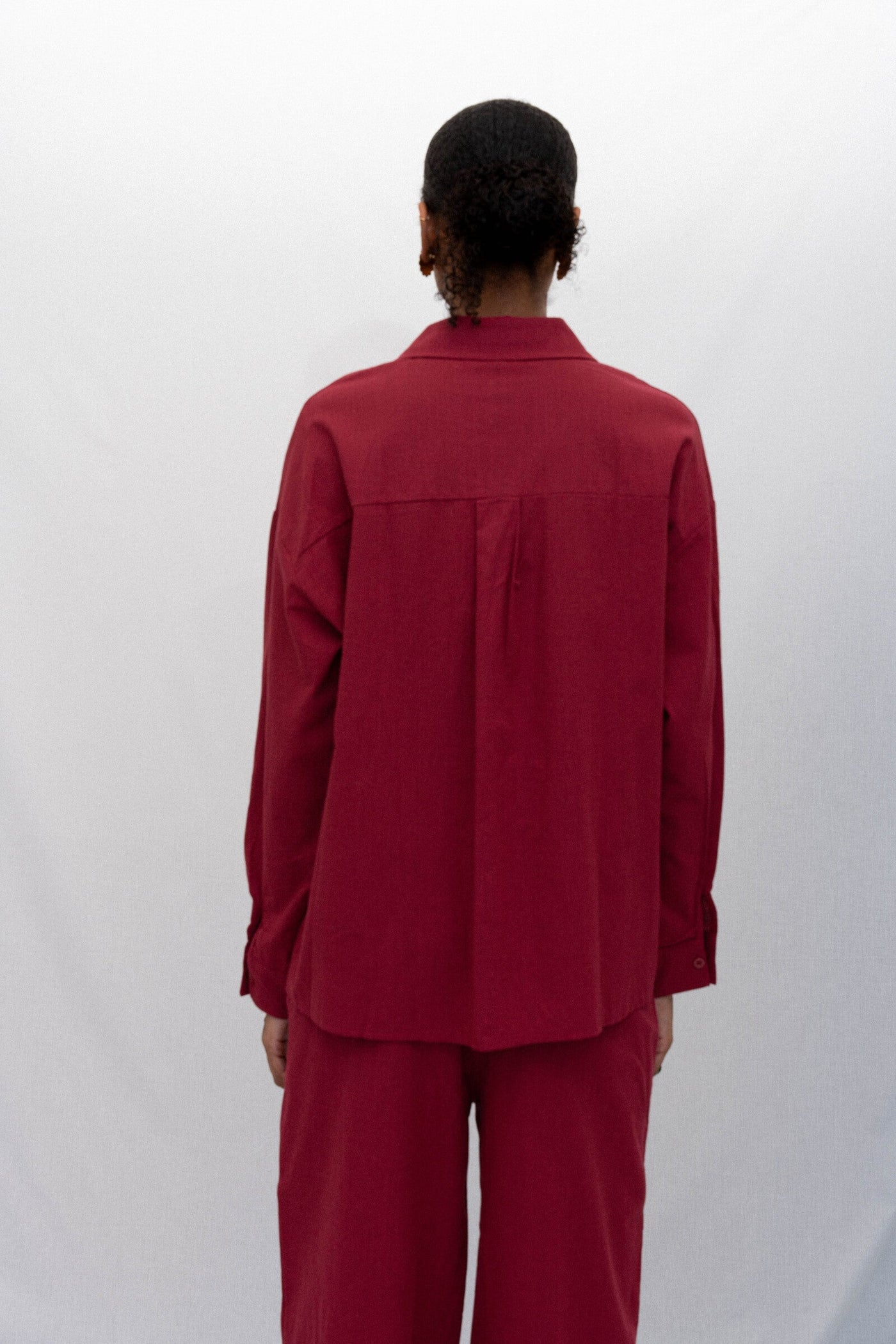 BERRY BUTTONED SET